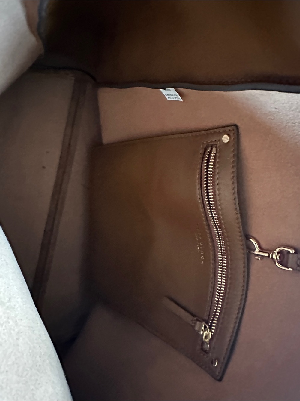 Tory Burch Women's Suede Hobo Bag in Cognac Brown - Picture 12 of 12